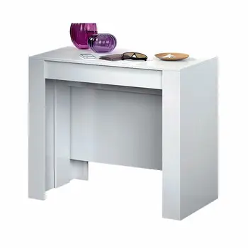 

Console Table extendable Oslo 10 economic saving utility, 78x51x90 cm White
