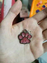 Collar-Accessories Engraved Paw-Name-Tags Puppy Dog-Id-Tag Custom Personalized Pet-Dog