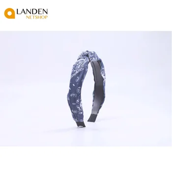 

Tiaras with knot for women hair band cloth Girls Hair Accessories sideways hair band width