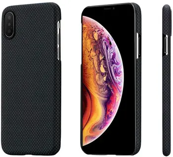 

Pitaka aramid case Plain (ki8002xs) case for iPhone Xs/X (black/gray)