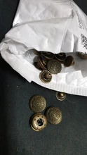 Nuevo de alta calidad 20 set/lote 15mm latón Metal botones botón cierres a presión de costura de cuero manualidades para ropa bolsas de prendas de vestir