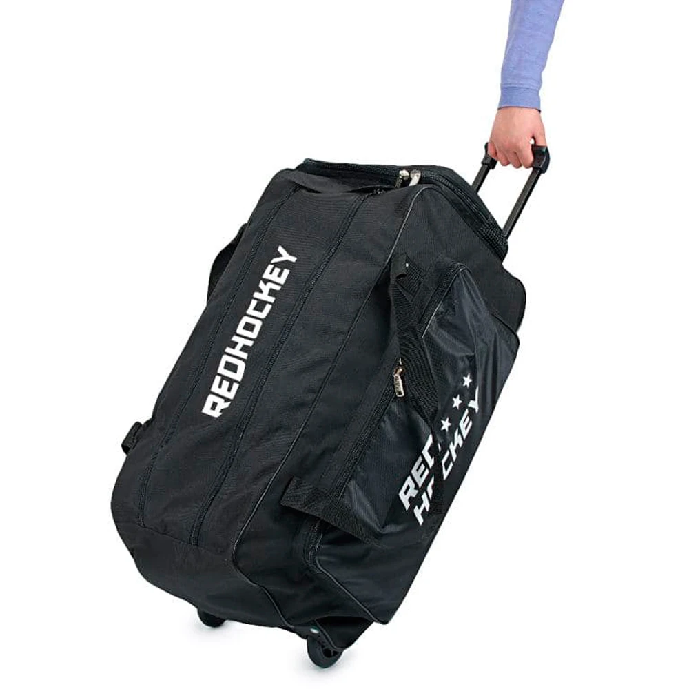 Хоккейный баул на колёсах размер L чёрный|Спортивные сумки| |
