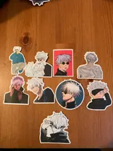 Pegatinas de grafiti de Anime Jujutsu Kaisen, pegatinas de grafiti para portátil, Skateboard, equipaje, motocicleta, calcomanía impermeable, juguete, 10/30/50/100 Uds.