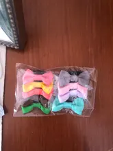 Lazo pequeño de 2 pulgadas de goma de pelo con lazo para bebé, Mini pestillo fino y Wisp, pinza de pelo pequeña para recién nacido, horquilla de pelo pequeña para bebé, 10 Uds.