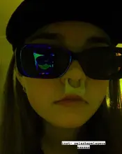 HUANZHI-Conjunto de anillos redondos de resina acrílica para mujer, colorido cuadrado geométrico, con diamantes de imitación, regalo de fiesta, 2021