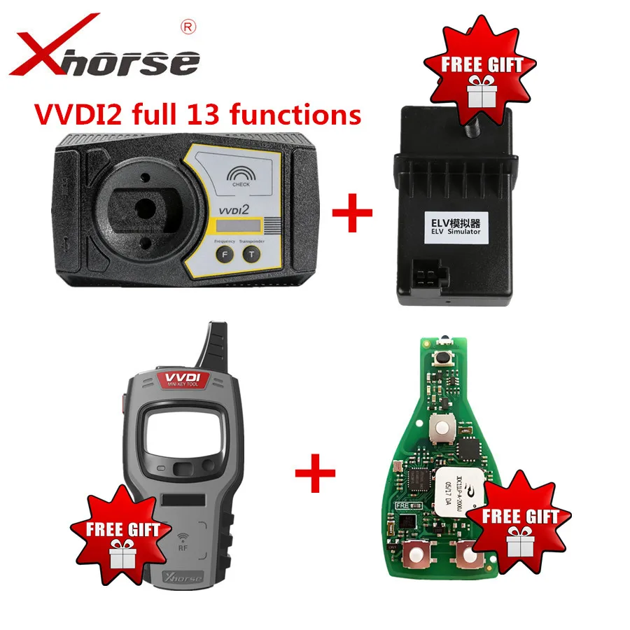 Xhorse VVDI2 полная версия V6.8.0 для V W/Audi/BMW/Porsche/PSA Plus BMW FEM BDC ID48 96 бит OBDII MQB с
