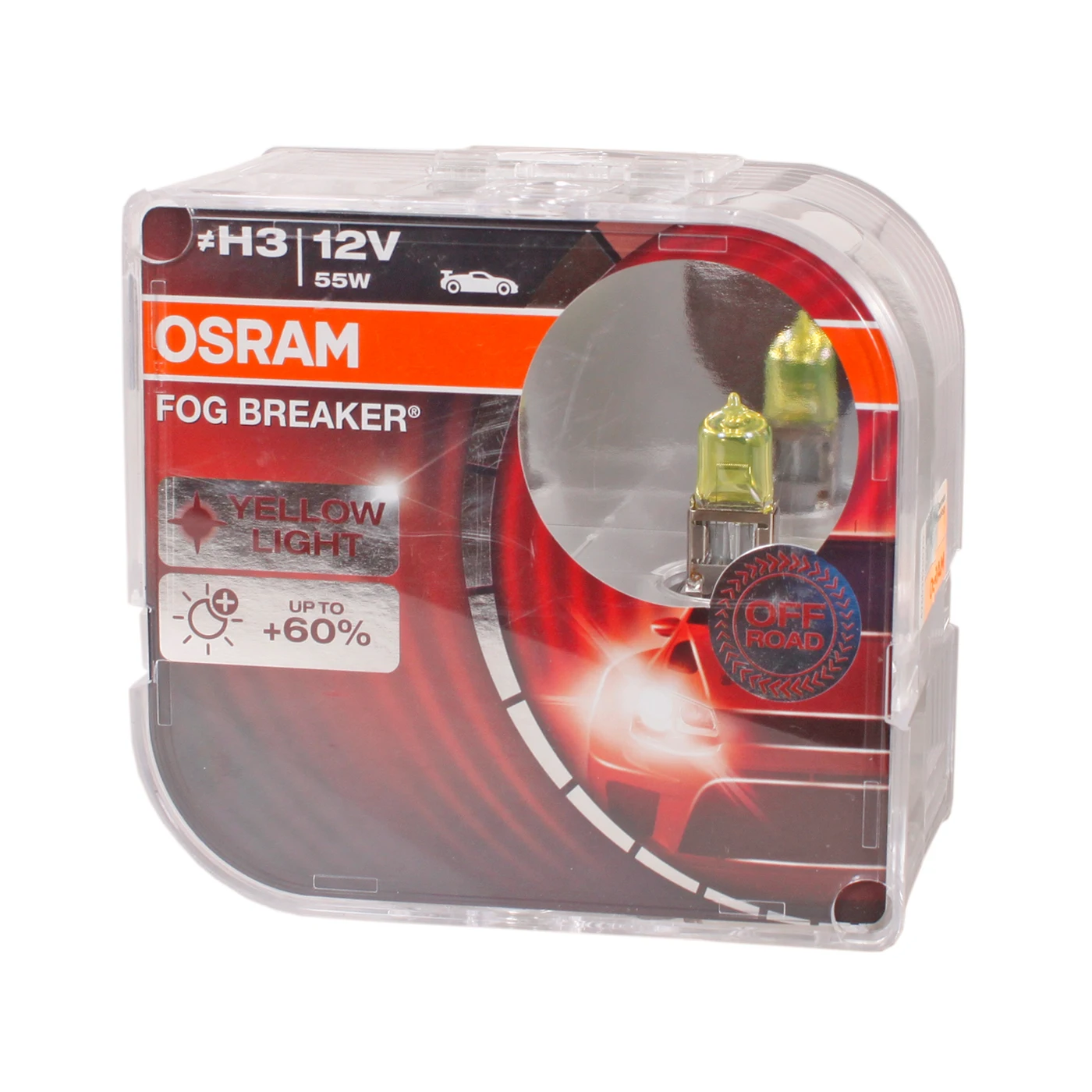 Лампа галогенная Osram Fog Breaker H3 12V 51W PK22s 2 шт. (бокс) | Автомобили и мотоциклы