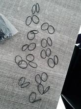 Nuevo 100PCS/Lot Girls Candy Colors Nylon 3CM Bandas de goma Niños Bandas de pelo elásticas seguras Soporte para cola de caballo Accesorios para el cabello para niños