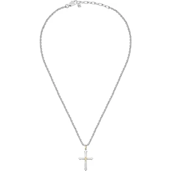 

Morellato stainless steel necklace man and PVD yellow gold, God-SANF14