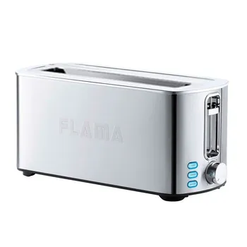 

Bread toaster flama 966fl - 1050w - 1 long slot-thermostat 6 positions-defrost/functions reheat