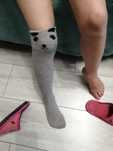 Calcetines largos de algodón viejo para niñas de 3 a 12 años, medias hasta la rodilla de estilo coreano para baile