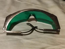 Gafas de seguridad con protección láser para hombre y mujer, lentes de protección para soldar, con marco negro, Unisex, a prueba de luz