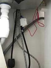 Sacar Sensor negro grifos De cocina De acero inoxidable De acero De inducción mixto grifo táctil Control lavabo grifo Torneira De KH1005R