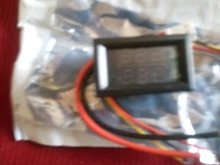 Mini Digital voltímetro amperímetro DC 100V 10A Panel Amp voltios medidor de corriente de voltaje Detector comprobador de 0,56 de doble LED pantalla Auto