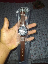 Reloj de pulsera deportivo Para Hombre, cronógrafo de cuero, estilo militar, informal, Moderno, novedad de 2021