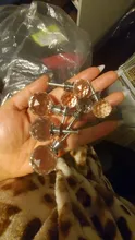 Drawer Knobs Furniture-Handle Cupboard Pulls Crystal Diamond NAIERDI Colorful Round 30mm/40mm