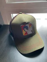 Sombrero de malla de algodón para hombre y mujer, gorra de béisbol con estampado de dibujos animados, Cierre trasero