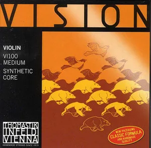 

Vi100 vision set of strings for violin 4/4, medium, Thomastik