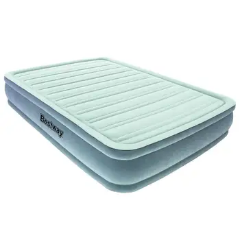 

Bed inflatable флокированная 203 х152х36 cm, with электронасосом, Bestway Queen, item No. 67491