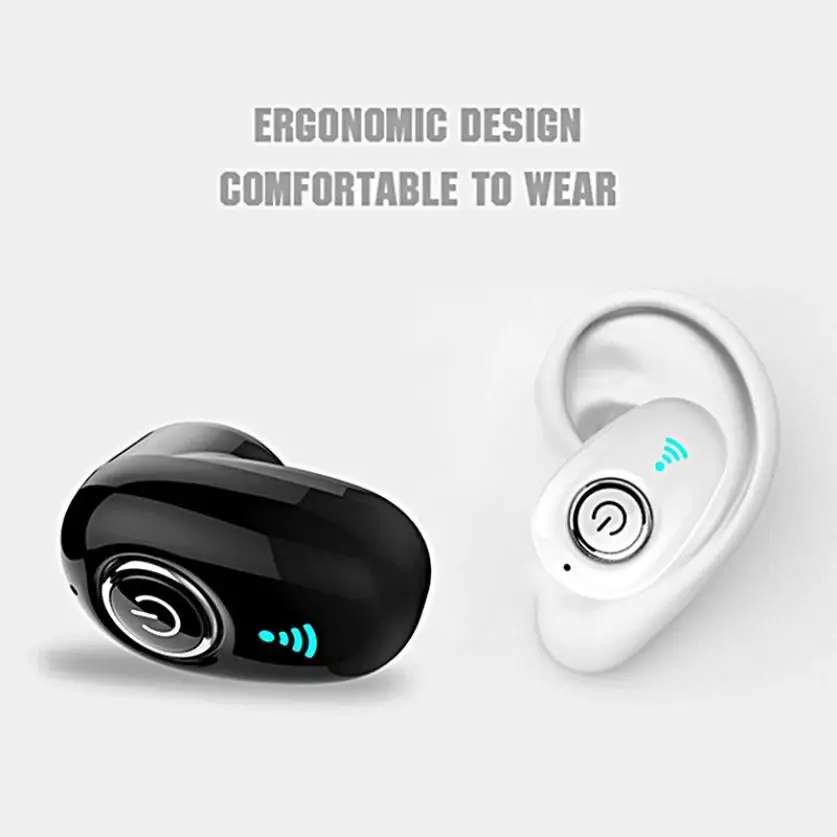 S650 Mini Single In-ear Sports 5.0 Button Bluetooth Headset Android iOS Earbud Wireless Stereo Earphone with Mic HD Noise Cancel (15)