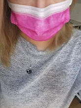 Mascarilla desechable no tejida de 3 capas para adultos, máscara transpirable con banda para la oreja, 18 horas de protección