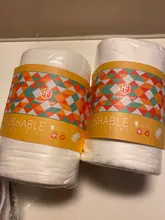 Happyflute-100% biodegradables y de pañales desechables, forros de tela, 1 rollo, Envío Gratis