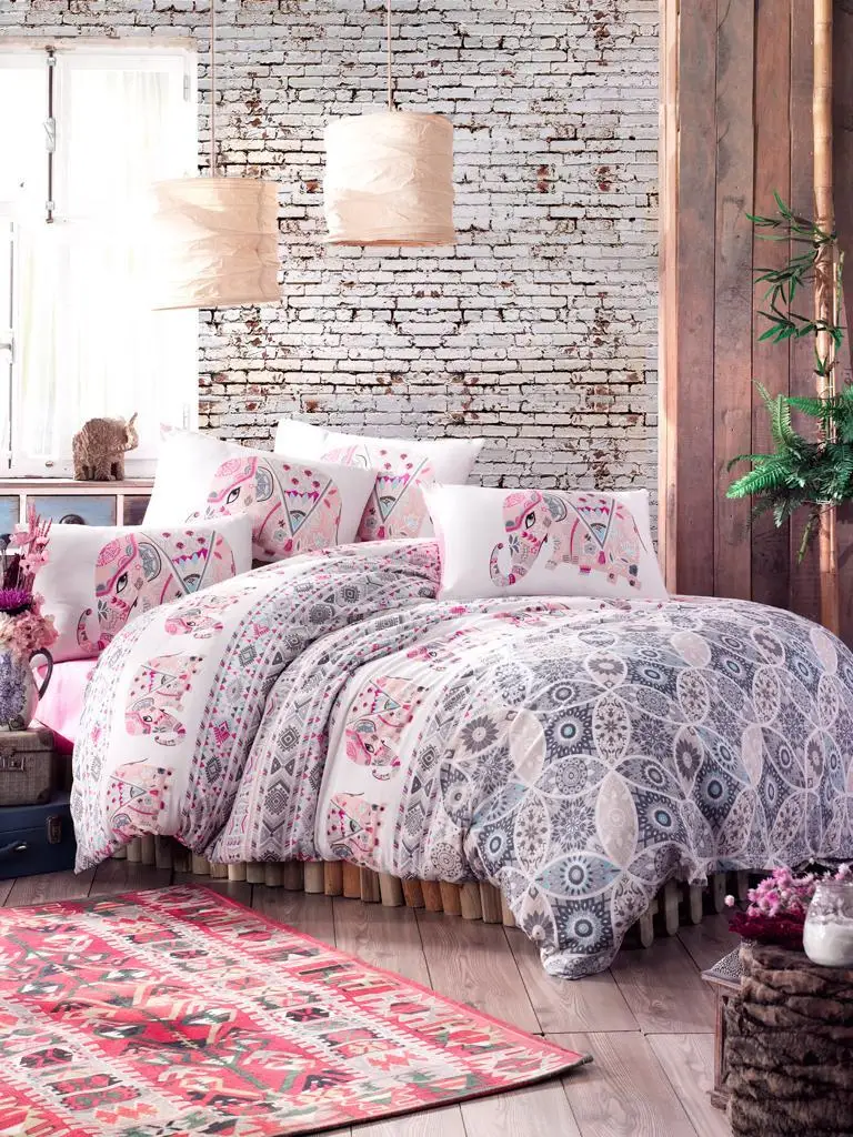 

Elephant Ranforce Tek Personality Duvet cover set