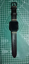 Correa de cuero de vaca hecha a mano para Apple Watch, repuesto para pulsera de 44mm, 40mm, 42mm y 38mm, Series SE 6, 5, 4, 3, 2, iWatch Watch