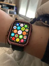 Protector de pantalla de cristal + cubierta para carcasa de reloj Apple, 44mm, 40mm, iWatch, 42mm, 38mm, accesorios para Apple Watch serie 5 4 3 SE 6