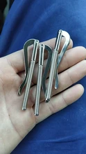 Clip de Metal para dinero para hombre y mujer, billetera de acero inoxidable, piezas de repuesto, abrazadera de resorte, soporte de efectivo para regalo de bolsillo, 1 unidad