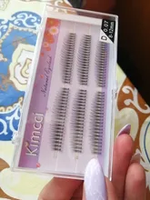 Kimcci-extensiones de pestañas postizas 3D, 120 Uds., rizado C/D/DD, mezcla de longitud de 8-12mm, maquillaje