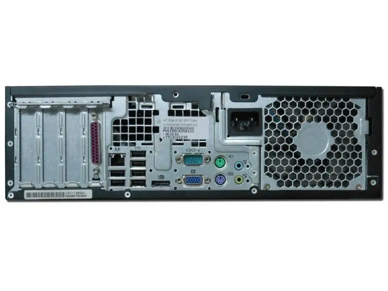 HP 8100 SFF-desktop computer (Intel Core I5- 660- 3.3 Ghz, 4 hard GB Ram, HDD 250 hard GB, reader, Windows 10 Home is 64)-(Re
