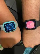 Protector de pantalla de cristal + cubierta para Apple Watch, 44mm, 40mm, 42mm, 38mm, accesorios de parachoques para Apple Watch series 5 4 3 SE 6