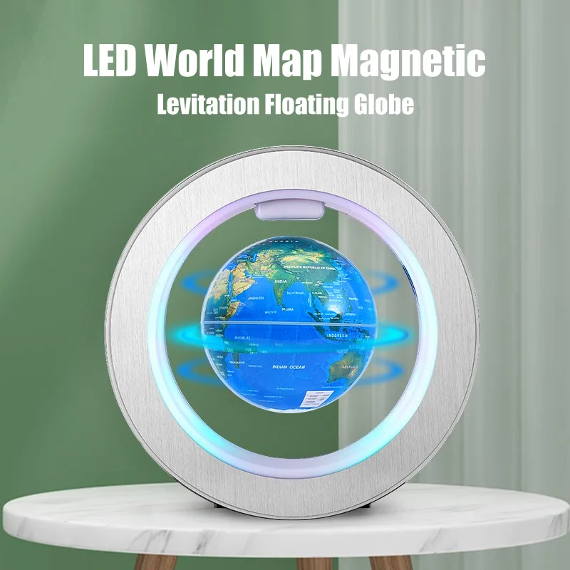 Led globo de levitação magnética flutuante globo