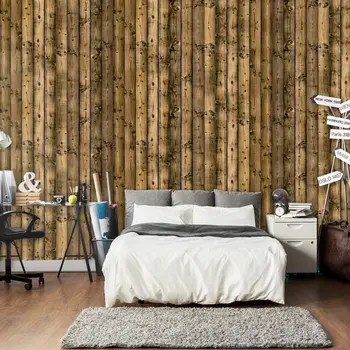 

Wall mural-Wooden Fortress - 250x175 cm