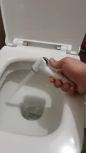 Handheld Toilet Bidet-Sprayer-Set Switch Cleaning-Tool Retractable Spring-Hose-Adapter