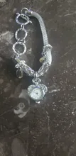 Reloj de pulsera de corazón de amor para mujer, pulsera de cuarzo analógica, relojes de vestir, regalo de lujo