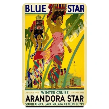 

South Africa souvenir magnet vintage tourist poster