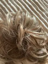 LUPU-moño sintético desordenado para mujer, moño con bandas elásticas para el cabello, coleta recta de Donut, extensiones de cabello