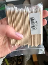 Hisopos de algodón y madera palo para limpieza de oídos de labios delineador de ojos tatuaje maquillaje cosméticos herramientas