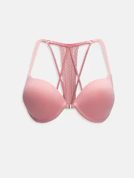 

Back Lace Detail Padded Bra