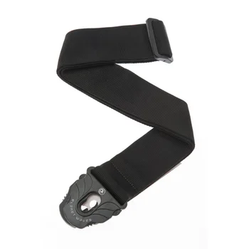 

50PLA05 Planet Lock guitar Strap with lock, black, Planet Waves