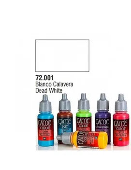 

ACRYLIC PAINT COLOR WHITE SKULL BOAT 17 ML MODEL PAINT COLOR GAME