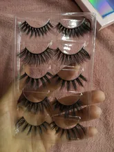 Pestañas postizas 3D de visón de imitación, novedad, 15-25mm, pares 2021, pestañas largas hechas a mano, gruesas, maquillaje, herramientas de extensión de belleza, 5/10