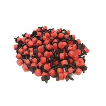 

100 PCS 4/7mm Garden Irrigation Nozzle Adjustable Dripper Sprinkler Emitter Micro Drip Balcony Yard Greenhouse Watering Spray