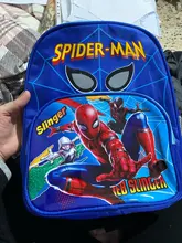 Mochila escolar de Disney para niños, morral escolar de Spiderman