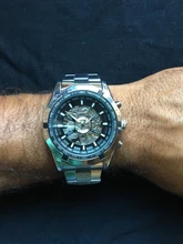 Winner-reloj mecánico automático para hombre, reloj de esqueleto de oro, Vintage, de marca superior, de lujo