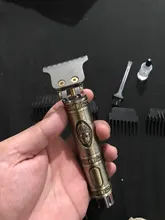 Maquinilla eléctrica para cortar el pelo y la barba para hombre, máquina profesional para cortar el pelo, afeitadora de peluquero, cuchilla en T, herramienta de afeitar de estilismo