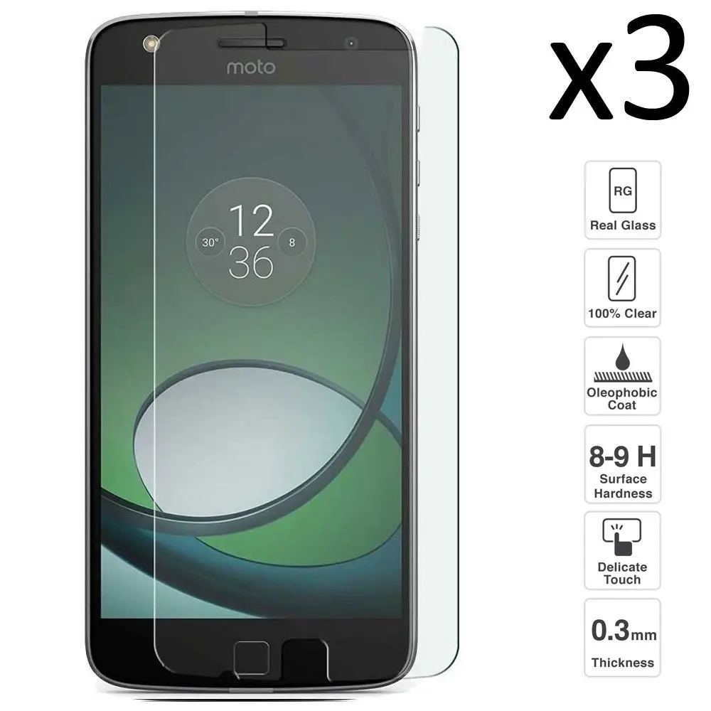 Motorola Motorbike Z2 Play Set 3 pieces screen Protector crystal te | Мобильные телефоны и аксессуары