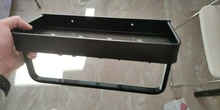 Shampoo Shelf Kitchen-Rack Black Aluminum Space Single-Tier